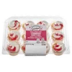 FRESH FROM MEIJER Meijer Mini Strawberry Shortcake Cupcakes /