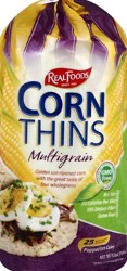 Real Foods Corn Thins, Multigrain 5.3 oz