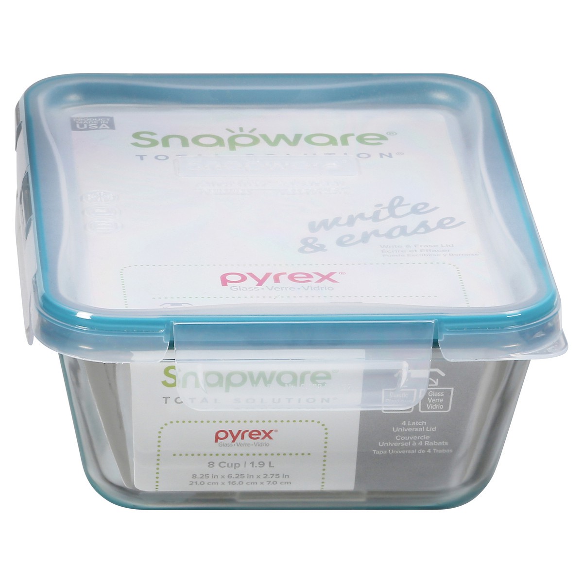 slide 3 of 12, Snapware Glass 8 Cup Container 1 ea, 1 ct