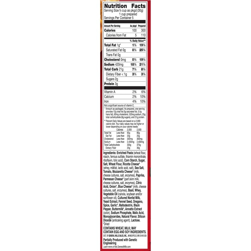Hamburger Helper, Four Cheese Lasagna 5.5 oz Shipt