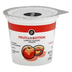 Publix Fruit on the Bottom Yogurt Lowfat Peach Yogurt