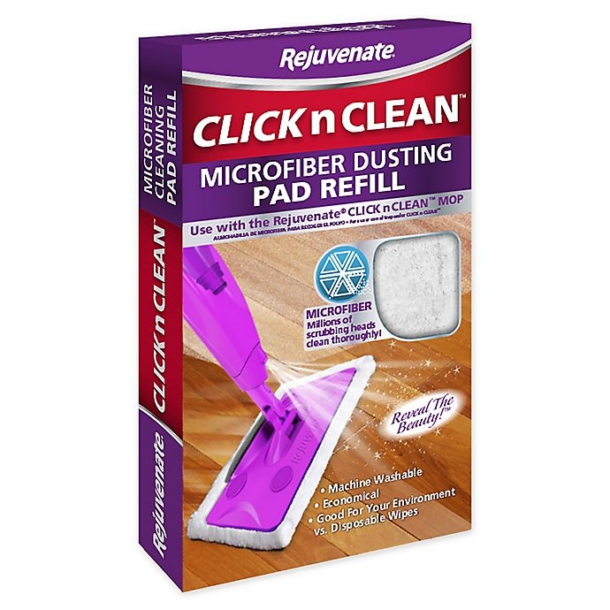 slide 1 of 4, Rejuvenate Click N Clean Dusting Pad Refill, 1 ct