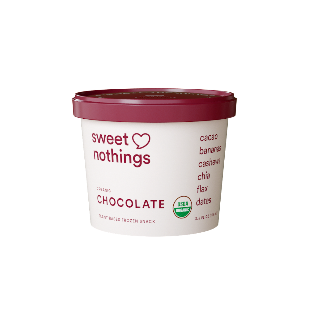 slide 1 of 1, Sweet Nothings Plant Based Spoonable Chocolate Smoothie Frozen Snack, 3.5 oz
