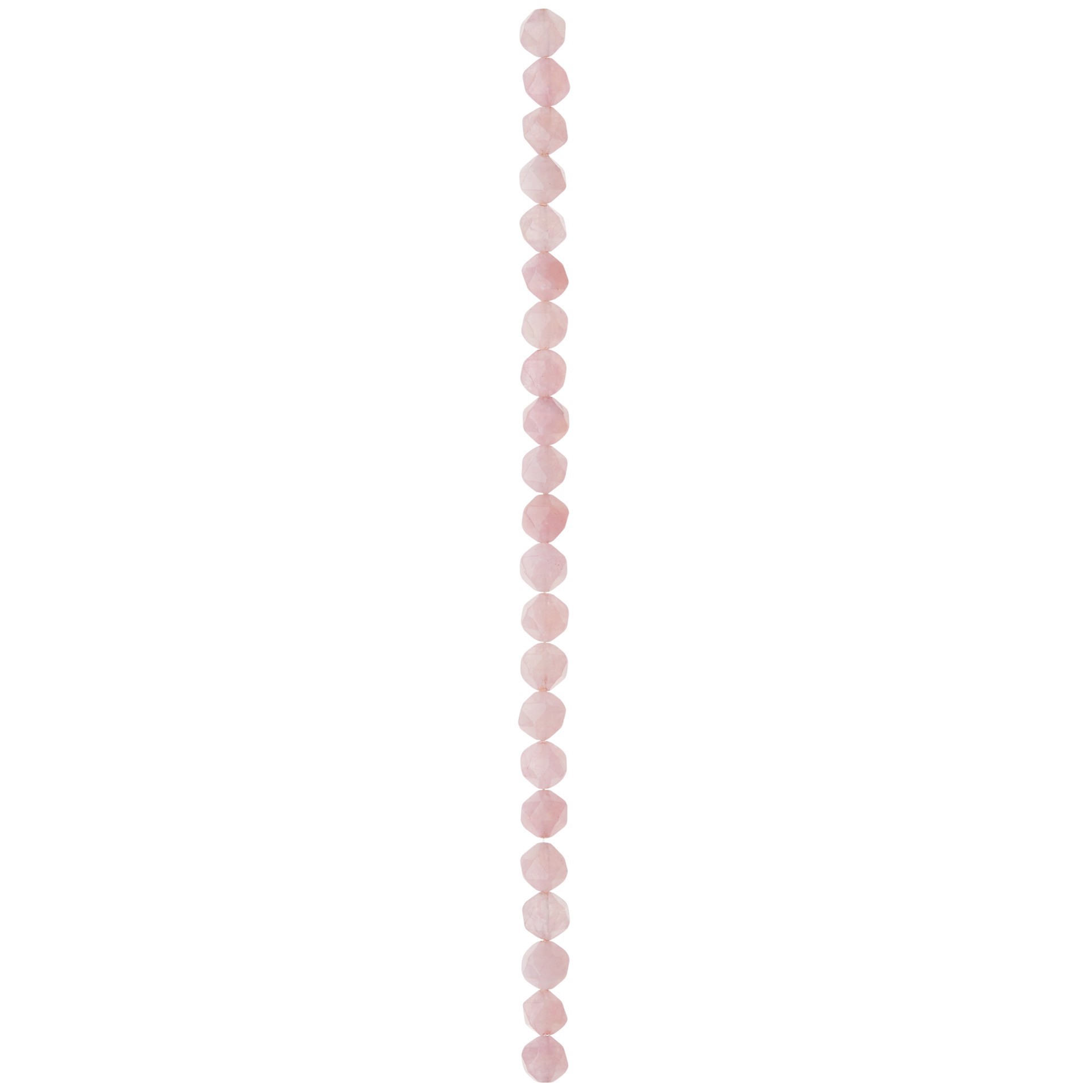 slide 2 of 3, Rose Quartz Faceted Star Cut Beads, 10mm By Bead Landing, 10mm