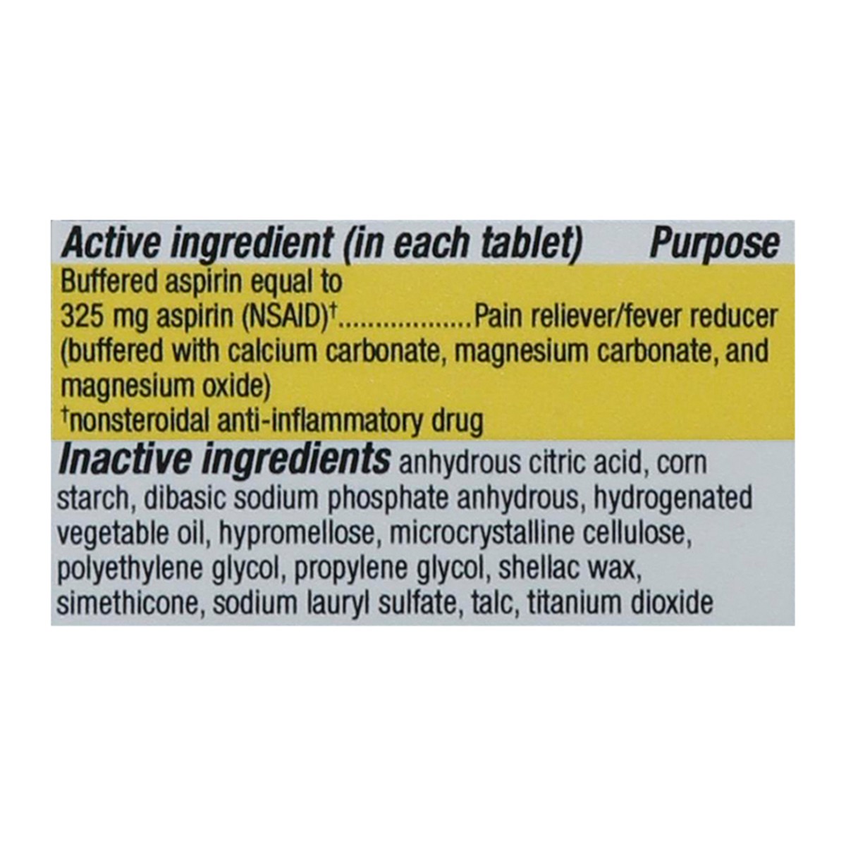 slide 2 of 13, Bufferin Aspirin Coated Tablets 325mg, 130 ct