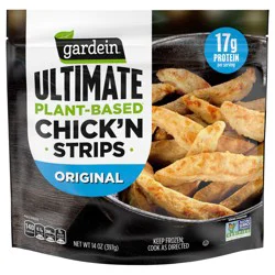Gardein Ultimate Plant-Based Original Chick'n Strips, Vegan, Frozen Meat Alternative, 14 oz.