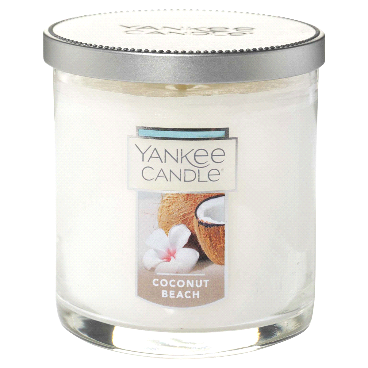 slide 1 of 1, Yankee Candle Coconut Beach Tumbler Candle - White, 7 oz