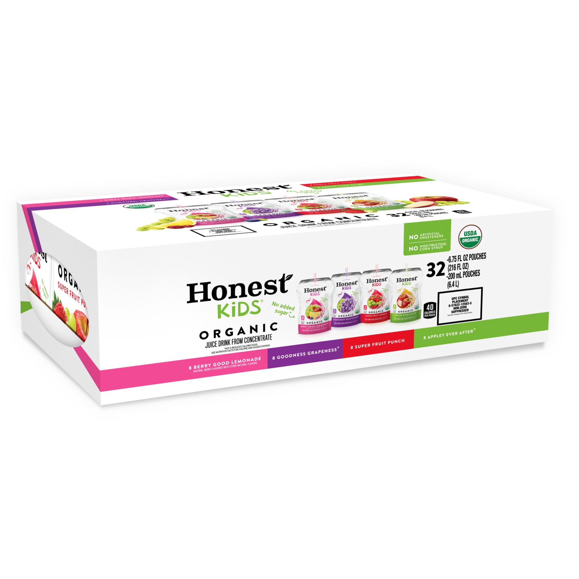 slide 6 of 12, Honest Kids 32 Pack Organic Assorted Juice Drink 32 ea, 32 ct