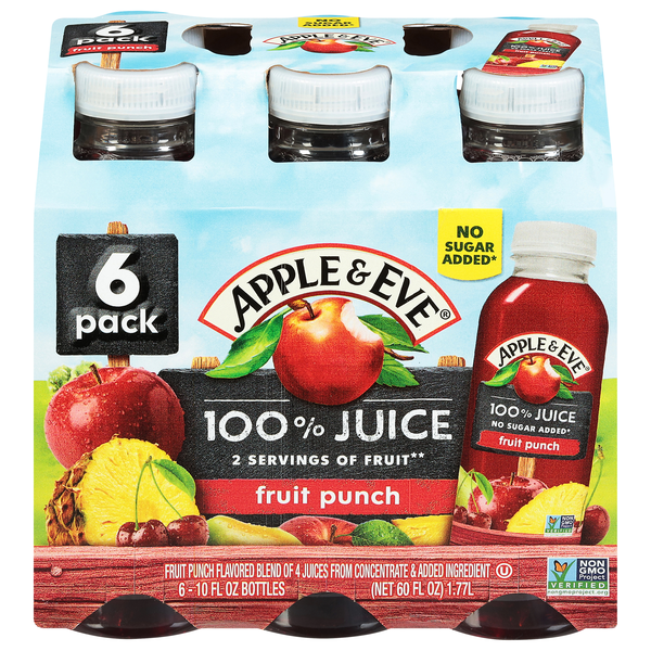 slide 1 of 1, A&e Fruit Punch 6pk, 6 ct; 10 oz