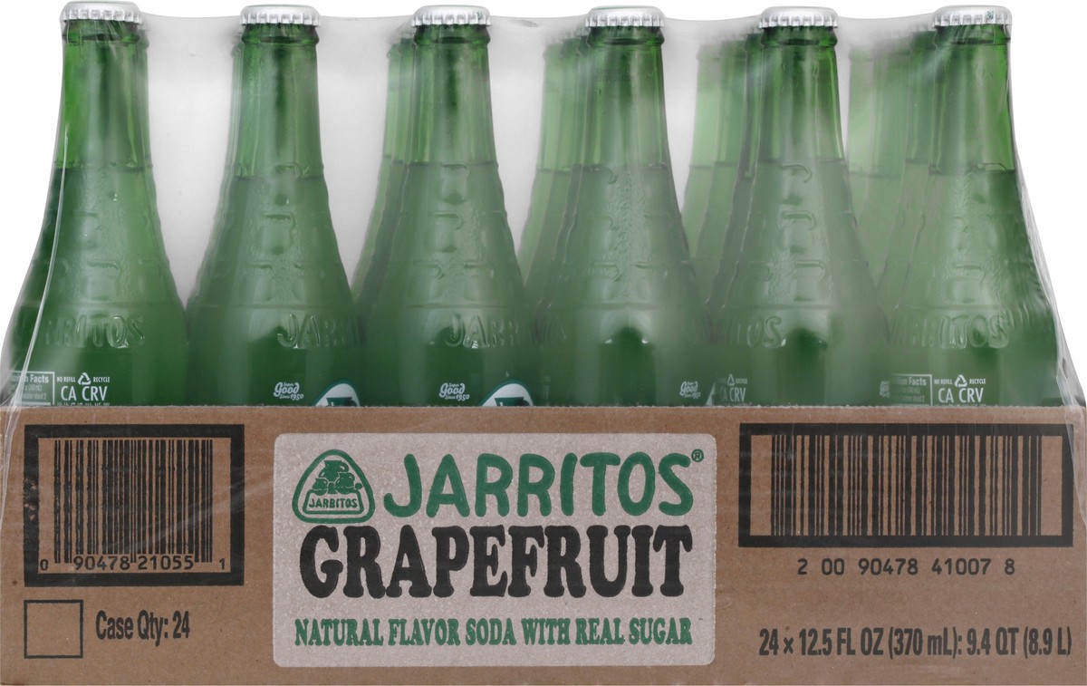 slide 4 of 11, Jarritos Grapefruit Soda - 24 ct; 12.5 oz, 24 ct; 12.5 oz