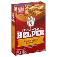 slide 1 of 1, Betty Crocker Hamburger Helper Pasta & Italian-Style Sauce Mix Four Cheese Lasagna, 5.5 oz