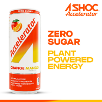 slide 17 of 22, Accelerator A SHOC Accelerator Orange Mango Smart Energy Drink, 12 Fl Oz Can, 12 fl oz