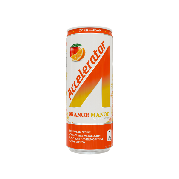 slide 6 of 22, Accelerator A SHOC Accelerator Orange Mango Smart Energy Drink, 12 Fl Oz Can, 12 fl oz