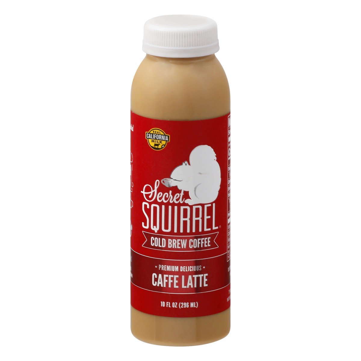 slide 5 of 12, Secret Squirrel Cold Brew Caffe Latte Coffee - 10 oz, 12 oz