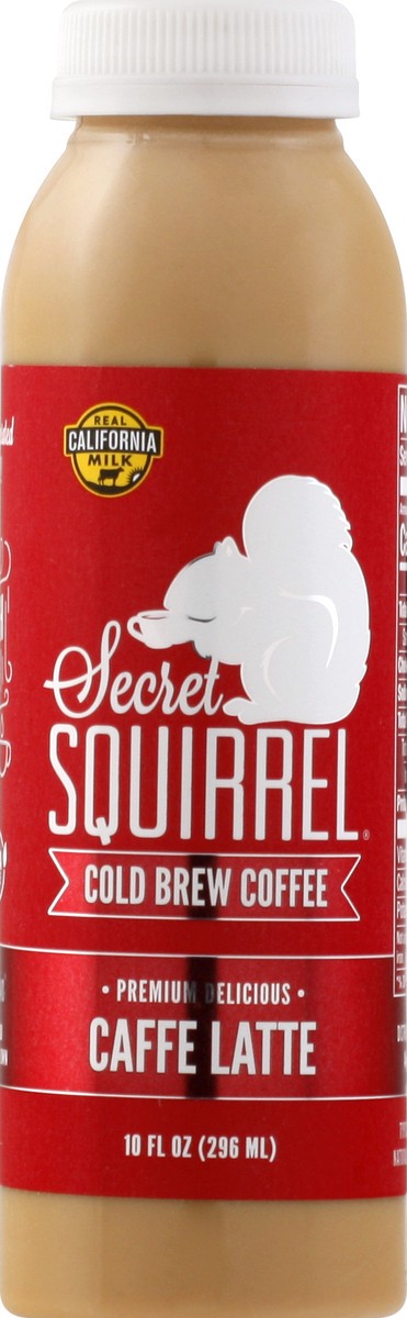 slide 4 of 12, Secret Squirrel Cold Brew Caffe Latte Coffee - 10 oz, 12 oz