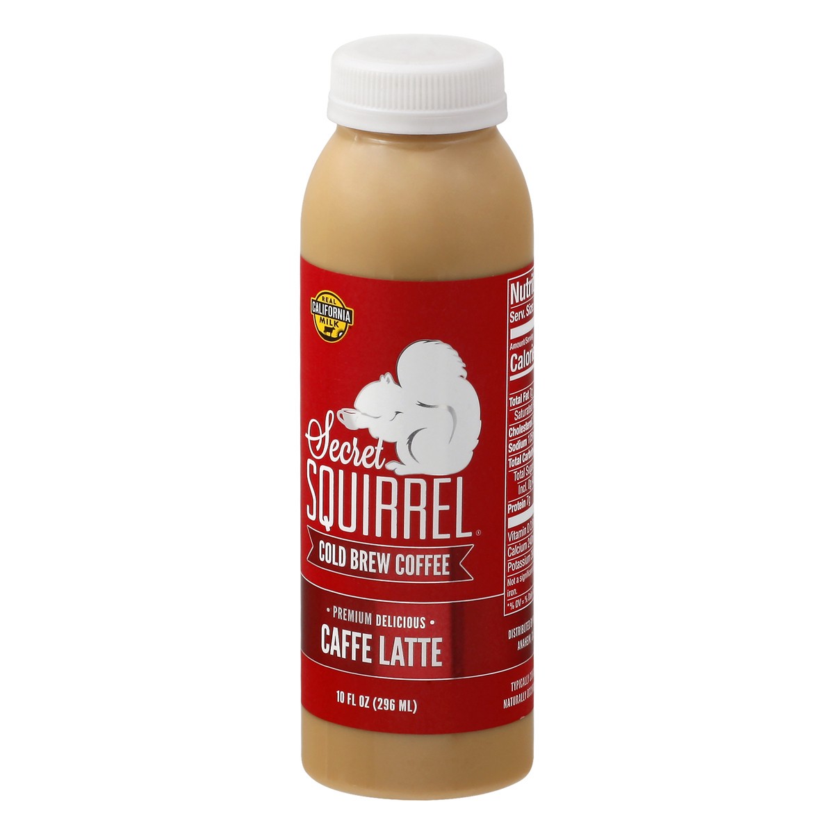 slide 6 of 12, Secret Squirrel Cold Brew Caffe Latte Coffee - 10 oz, 12 oz