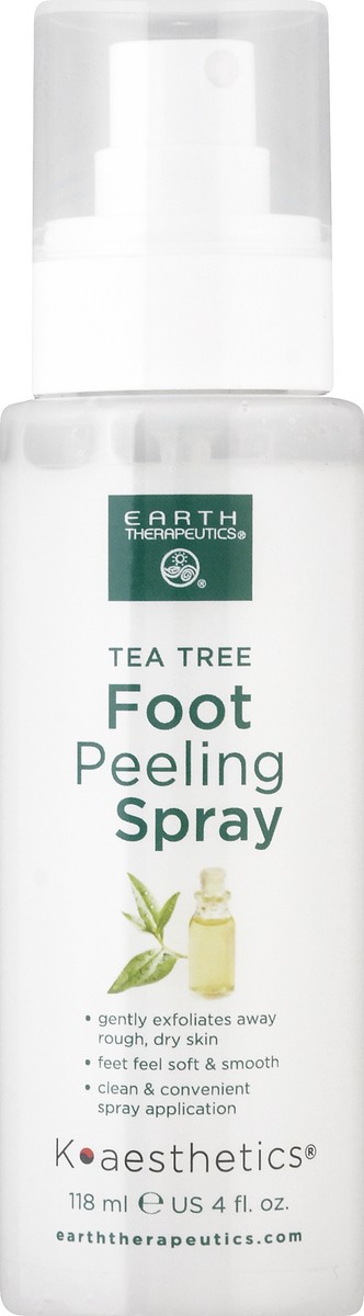 slide 1 of 9, Earth Therapeutics Koaesthetics Tea Tree Foot Peeling Spray 118 ml, 118 ml