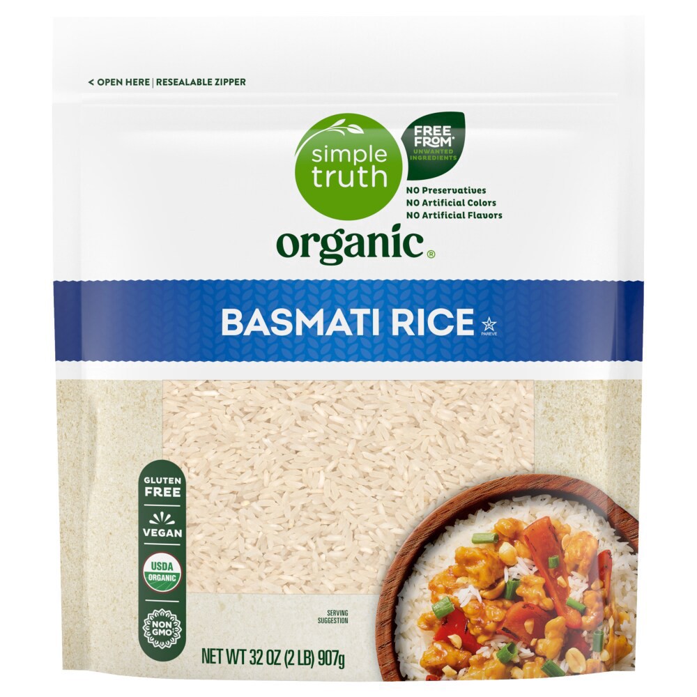 slide 2 of 4, Simple Truth Organic® Basmati Rice, 32 oz