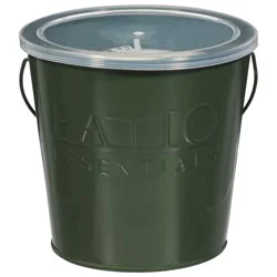 Patio Essentials Citronella Candle Metal Bucket