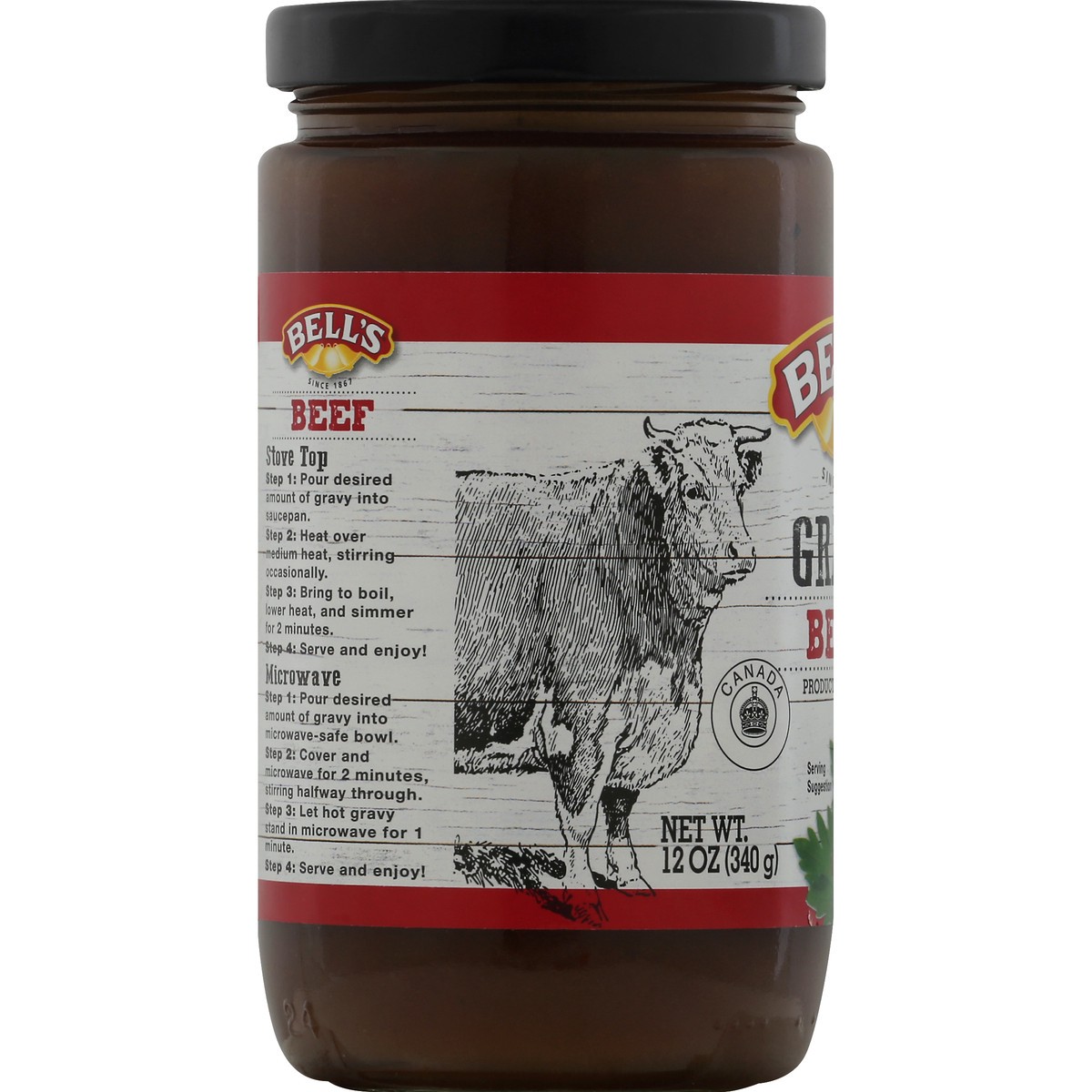 slide 2 of 10, Bell's Beef Gravy 12 oz, 12 oz