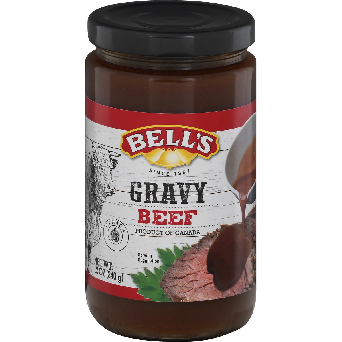 slide 1 of 10, Bell's Beef Gravy 12 oz, 12 oz