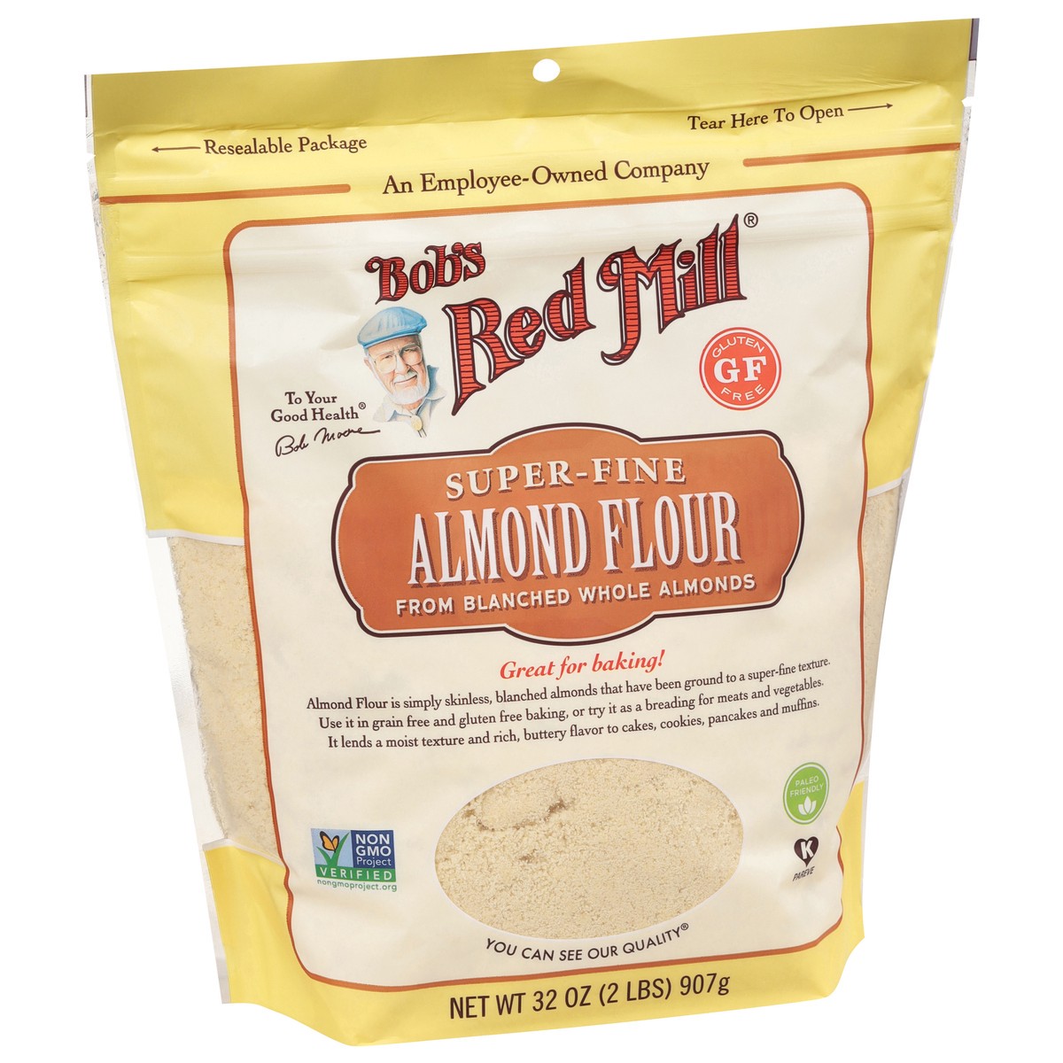 slide 2 of 9, Bobs Bob's Red Mill Super Fine Almond Flour, 32 oz