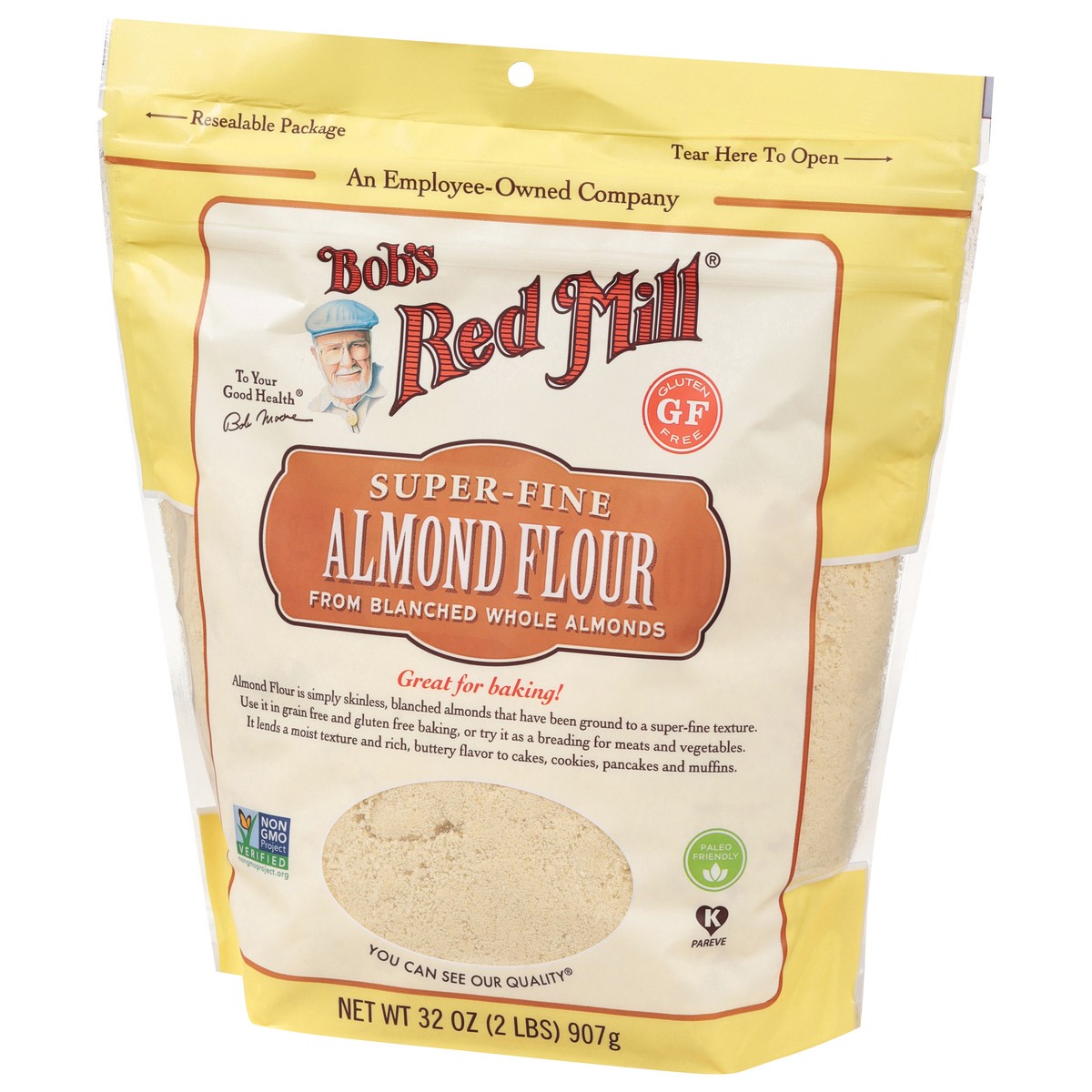 slide 3 of 9, Bob's Red Mill Super-Fine Almond Flour 32 oz, 32 oz