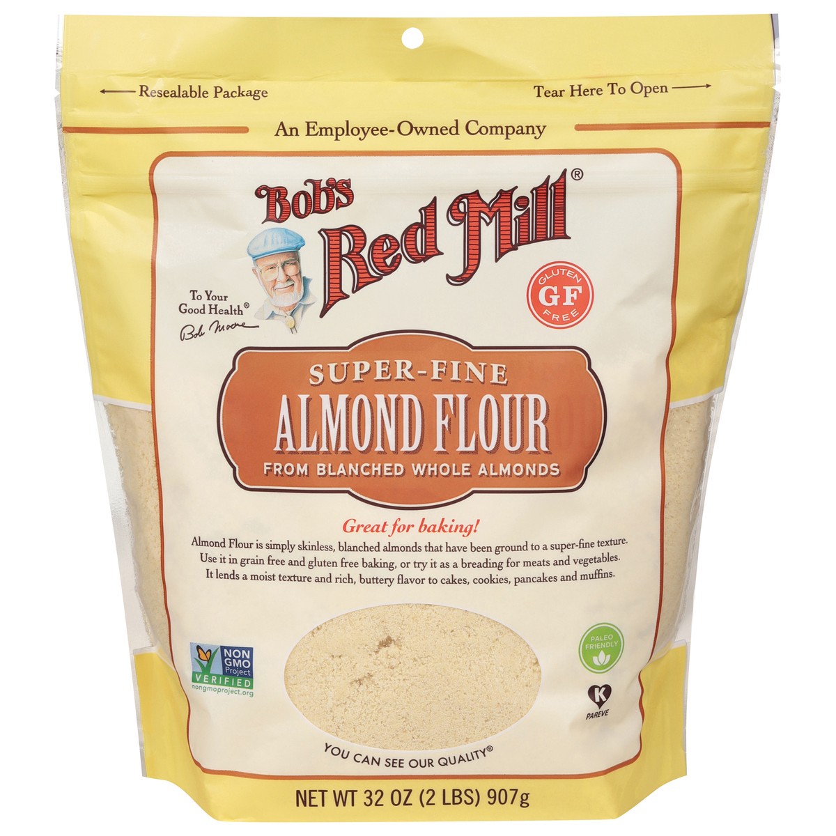 slide 1 of 9, Bob's Red Mill Super-Fine Almond Flour 32 oz, 32 oz