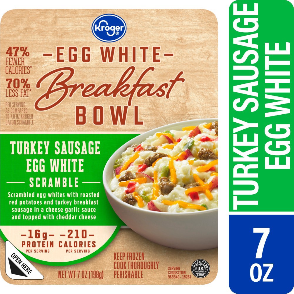 slide 1 of 2, Kroger® Turkey Sausage Egg White Scramble Breakfast Bowl, 7 oz