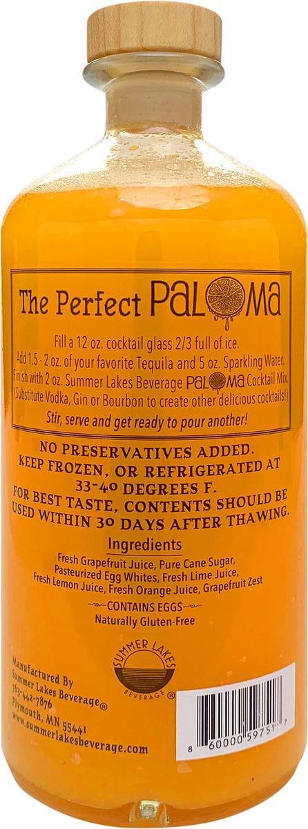 slide 5 of 11, Summer Lakes Beverage Luna Paloma Cocktail Mix - 24 fl oz, 24 fl oz