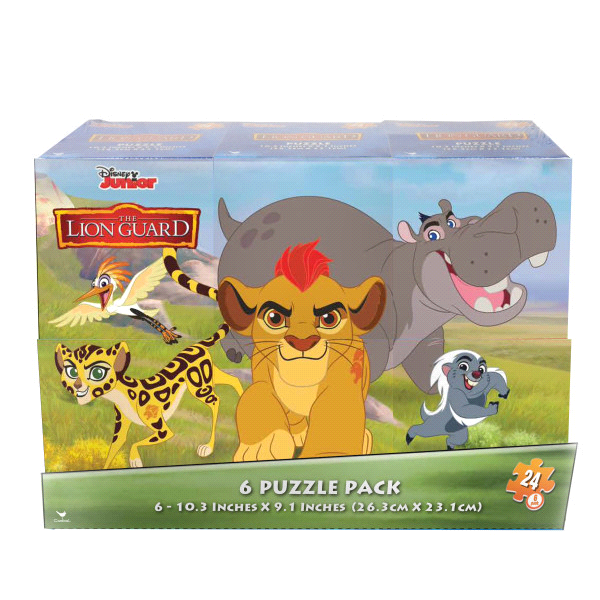 slide 1 of 1, Disney Lion Guard - Six-Pack Puzzle Bundle, 1 ct