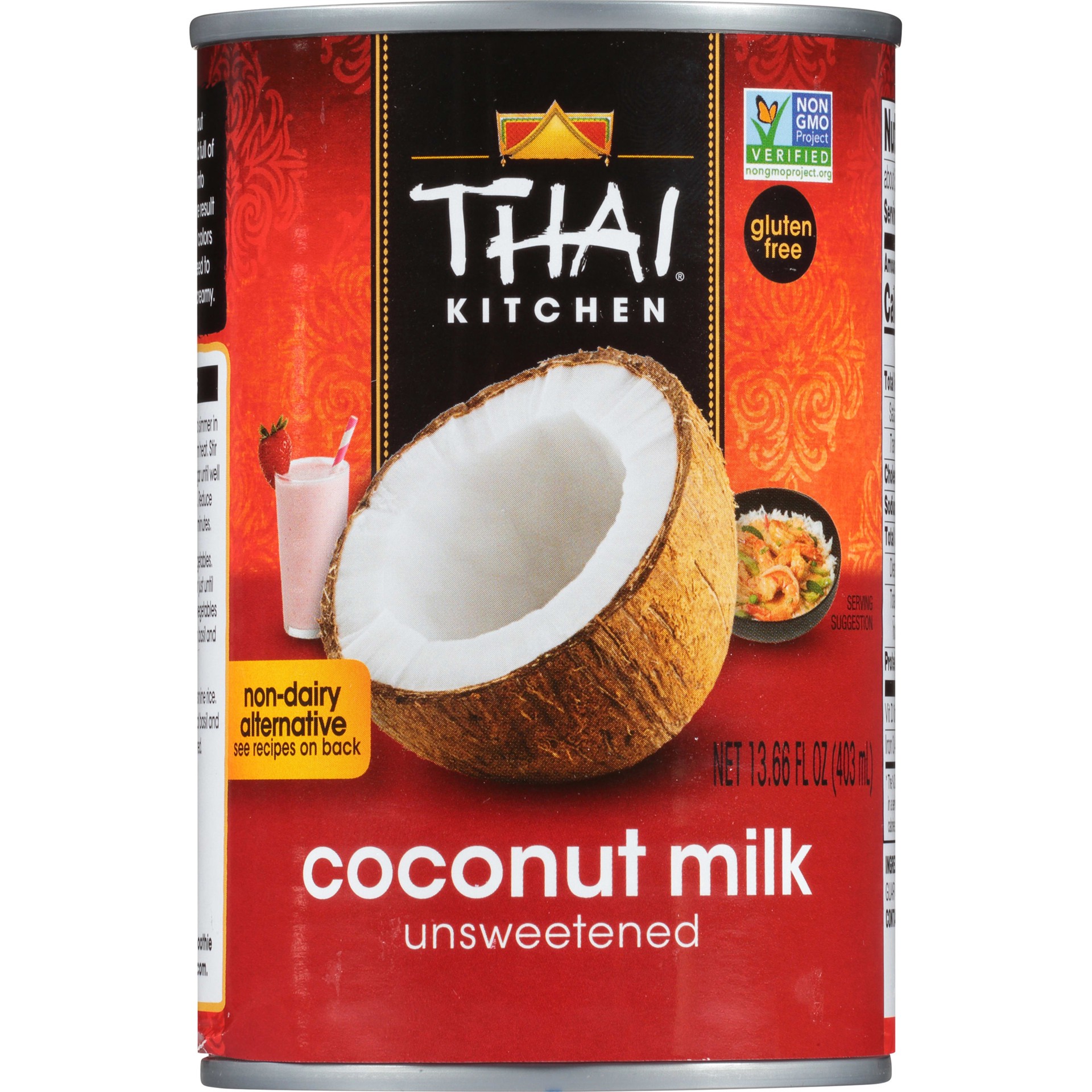 slide 1 of 5, Thai Kitchen Unsweetened Coconut Milk, 13.66 fl oz