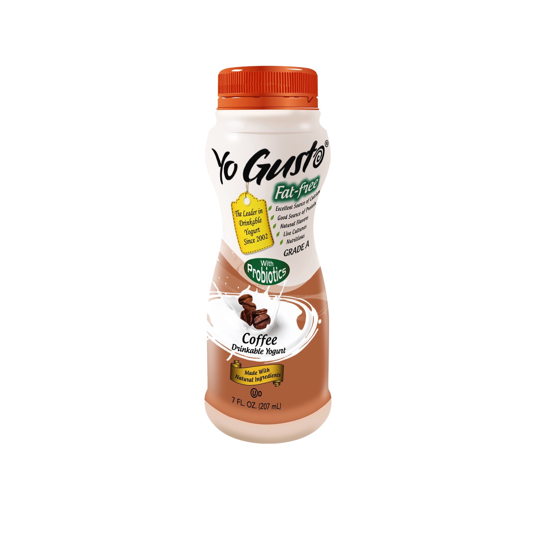 slide 1 of 1, Yo Gusto Coffee Yogurt, 7 oz