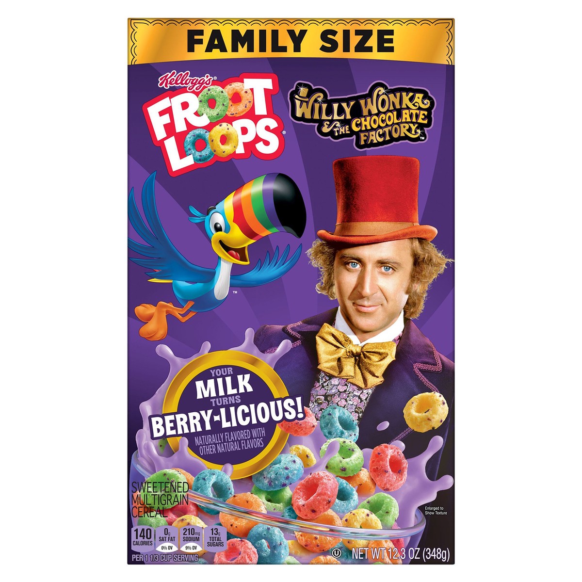 slide 9 of 9, Froot Loops Wonka Magic Milk - 12.3oz, 12.3 oz