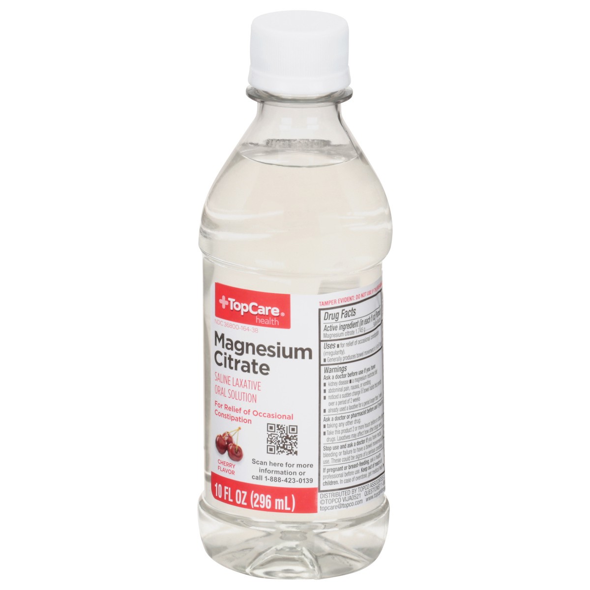 slide 4 of 9, TopCare Health Cherry Flavor Magnesium Citrate 10 fl oz, 10 fl oz