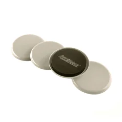 SuperSliders Super Sliders 3-1/2" Beige Round Reusable Furniture Sliders - 4 Pack