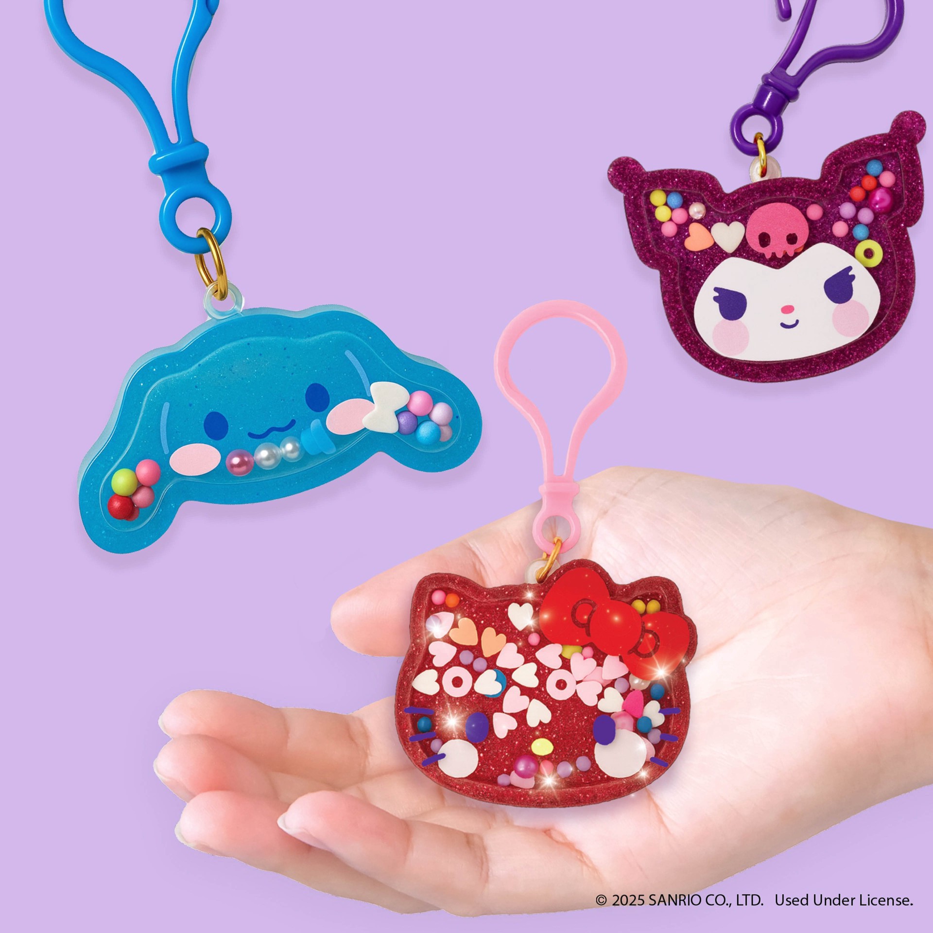 slide 5 of 5, Hello Kitty & Friends X Sweethearts Diy Shaker Keychains, 1 ct