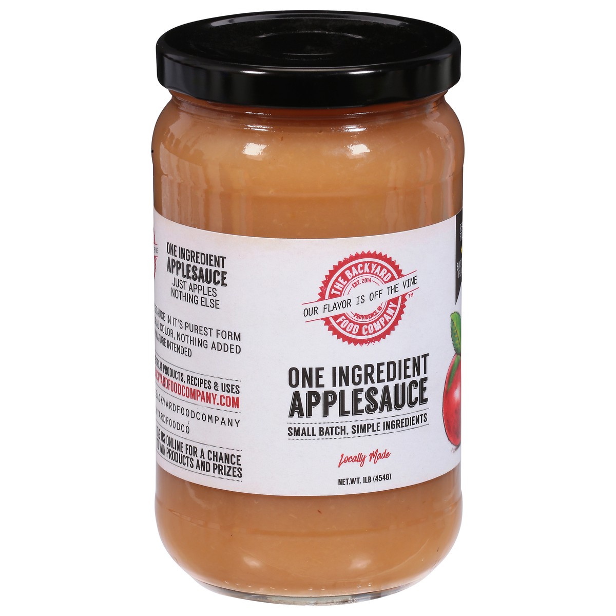 slide 3 of 9, The Backyard Food Company One Ingredient Applesauce 1 lb, 1 lb