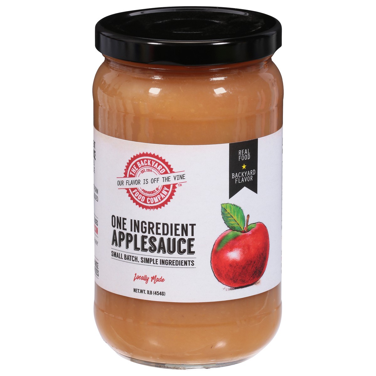 slide 6 of 9, The Backyard Food Company One Ingredient Applesauce 1 lb, 1 lb