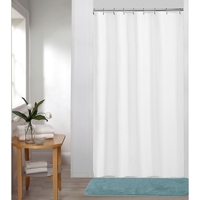 Haven Recycled Cotton Waterproof Shower Curtain Liner White 54 In X 78 Shipt