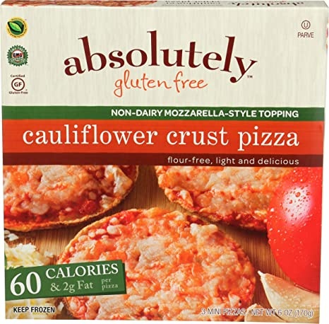 slide 1 of 1, Absolutely Gluten Free Cauliflower Crust Pizza, 6 oz