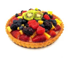 8" Square Vanilla Fruit Tart
