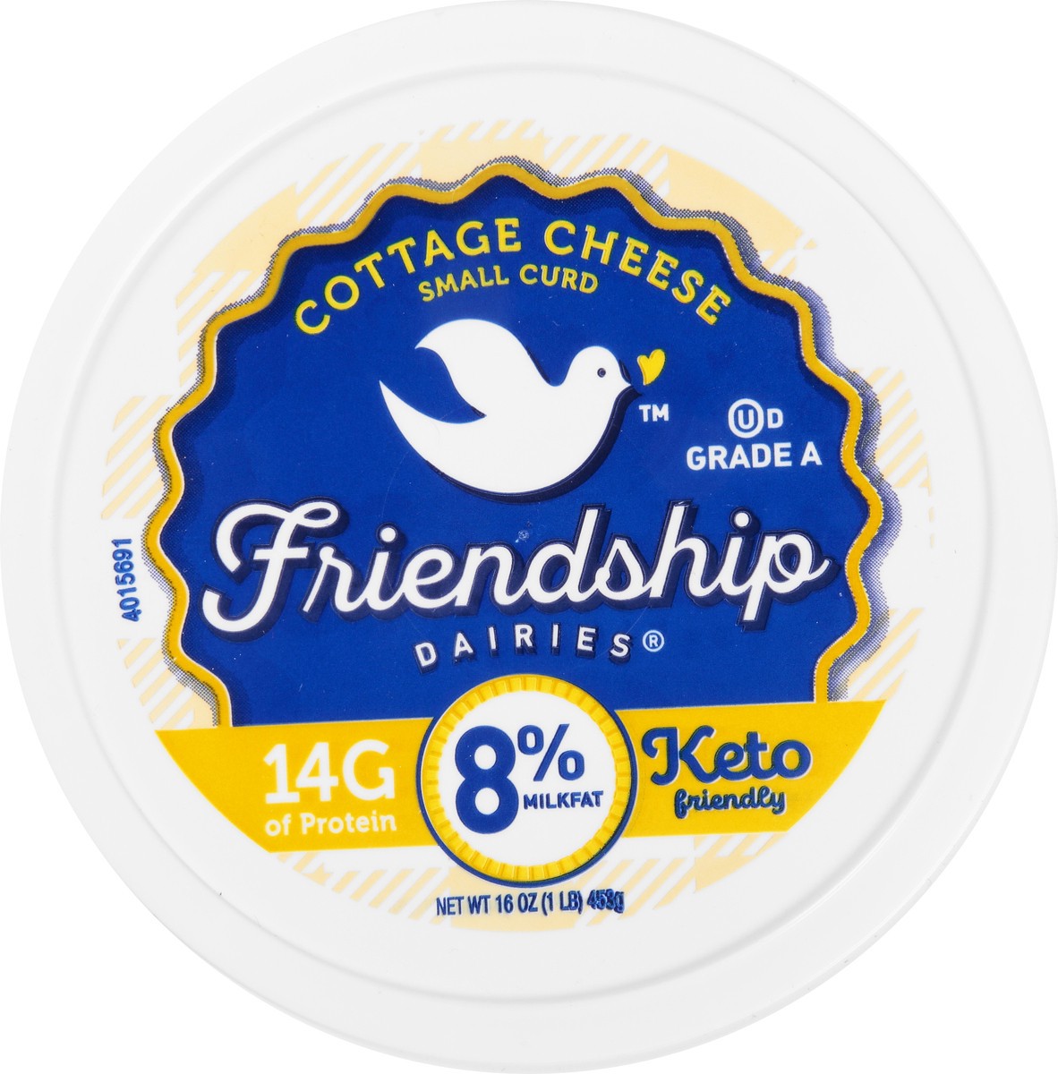 slide 6 of 10, Friendship Dairies Cottage Cheese, Small Curd, 8% Milkfat, 16 oz