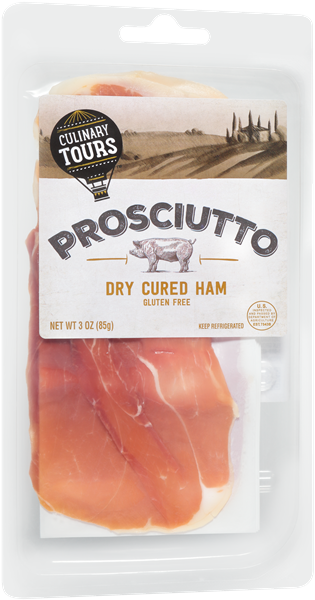 slide 1 of 1, Culinary Tours Prosciutto Dry Cured Ham, 3 oz