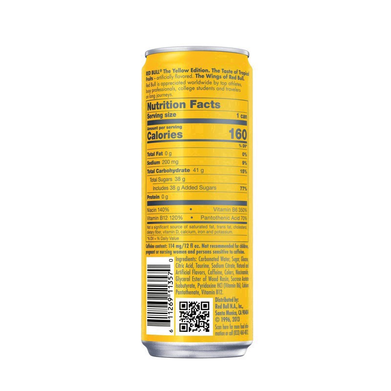 slide 30 of 65, Red Bull The Yellow Edition Tropical Energy Drink 12 fl oz, 12 fl oz