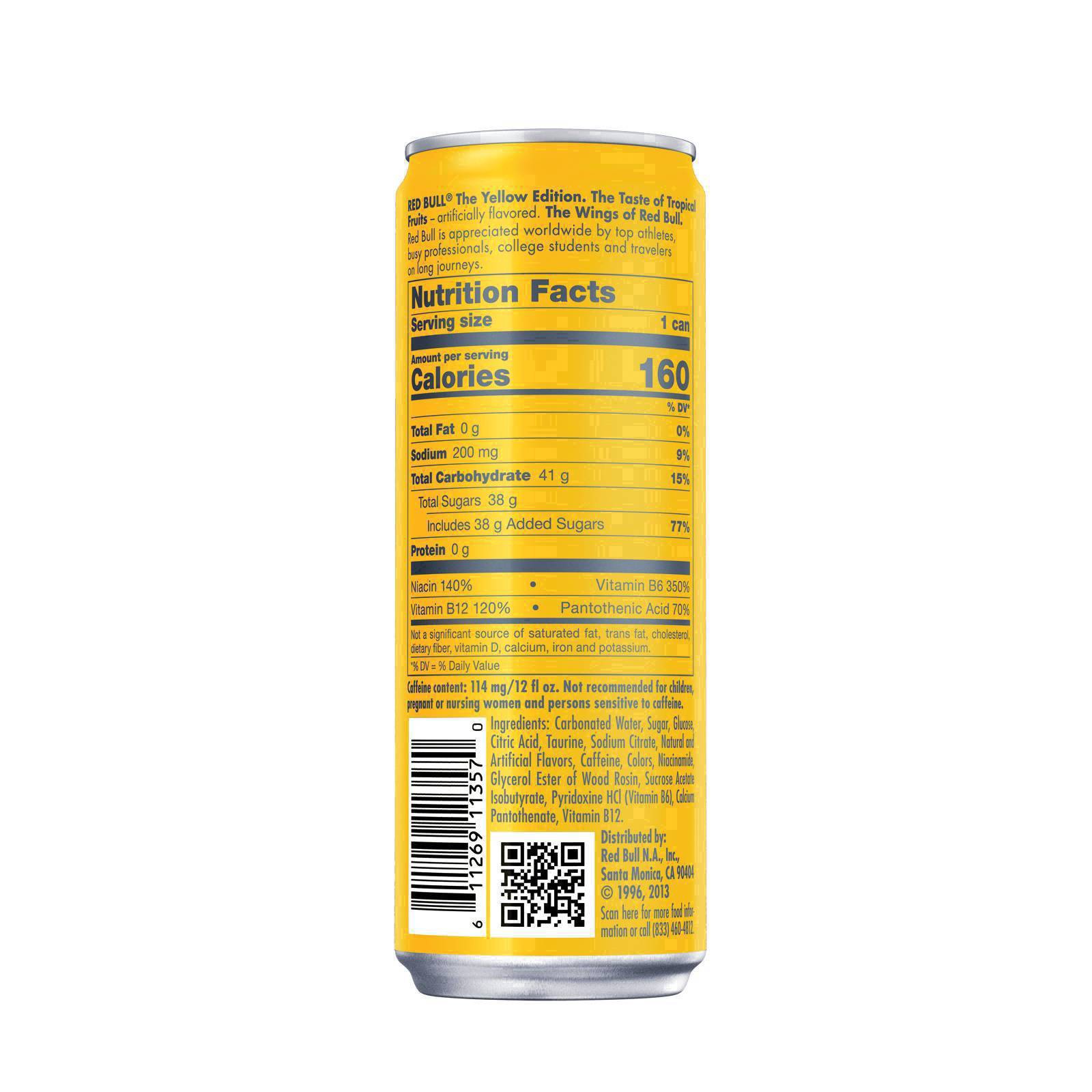 slide 58 of 65, Red Bull The Yellow Edition Tropical Energy Drink 12 fl oz, 12 fl oz