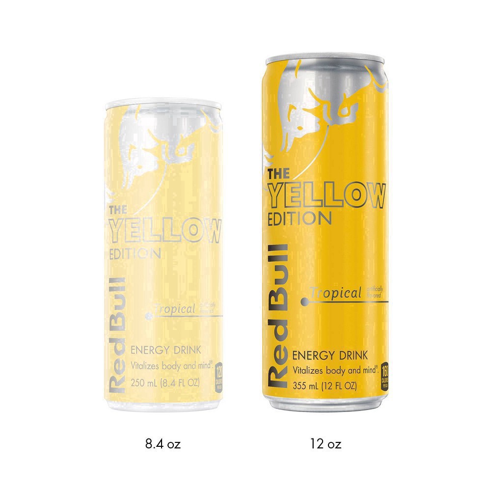 slide 10 of 65, Red Bull The Yellow Edition Tropical Energy Drink 12 fl oz, 12 fl oz