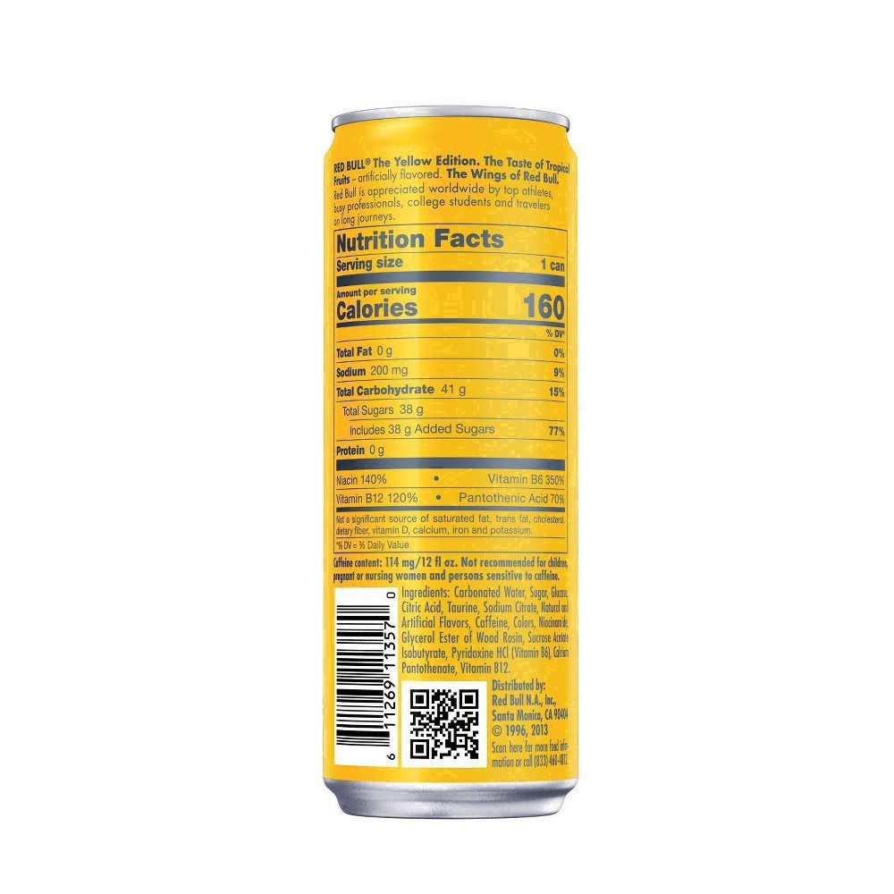 slide 46 of 65, Red Bull The Yellow Edition Tropical Energy Drink 12 fl oz, 12 fl oz