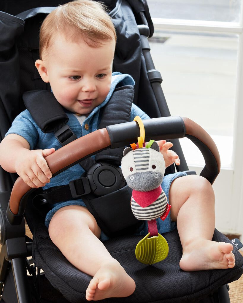 slide 3 of 7, Skip Hop SKIP*HOP Zebra Bandana Buddies Chime & Teether Toy, 1 ct