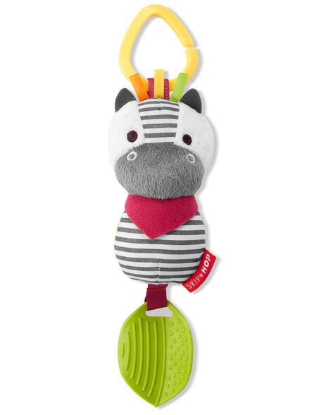 slide 1 of 7, Skip Hop SKIP*HOP Zebra Bandana Buddies Chime & Teether Toy, 1 ct